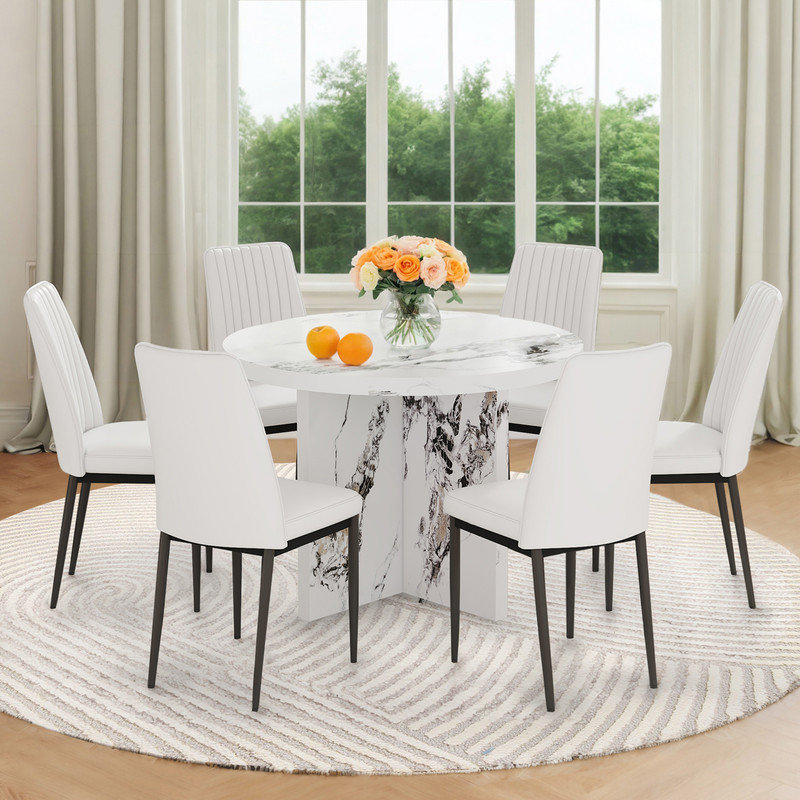 Ivy Bronx 6 - Person Dining Set | Wayfair